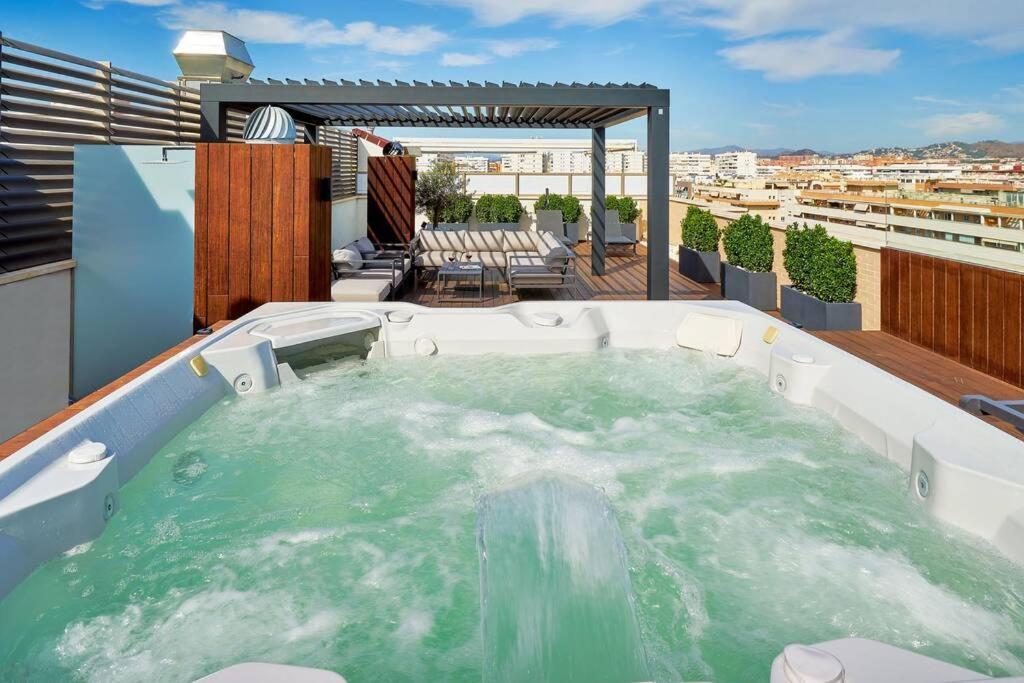 Appartement D&R Penthouse On The Beach à Málaga Extérieur photo
